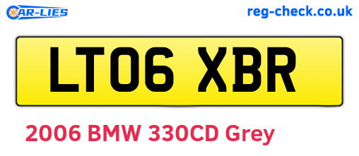 LT06XBR are the vehicle registration plates.