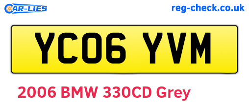 YC06YVM are the vehicle registration plates.