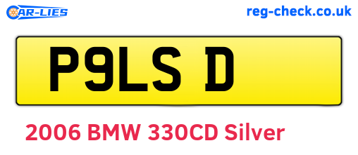 P9LSD are the vehicle registration plates.