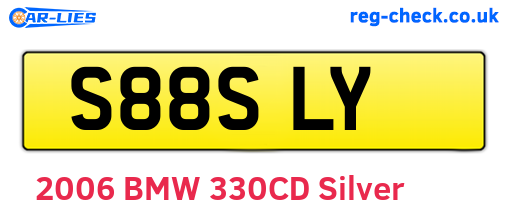 S88SLY are the vehicle registration plates.