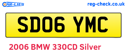 SD06YMC are the vehicle registration plates.