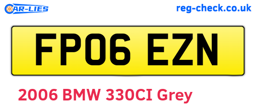 FP06EZN are the vehicle registration plates.