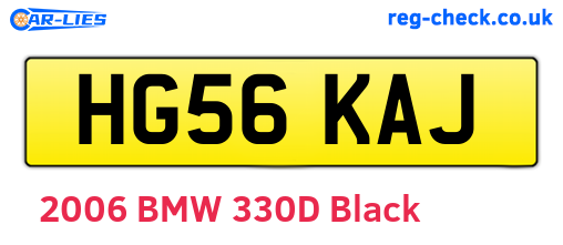 HG56KAJ are the vehicle registration plates.