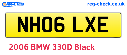 NH06LXE are the vehicle registration plates.