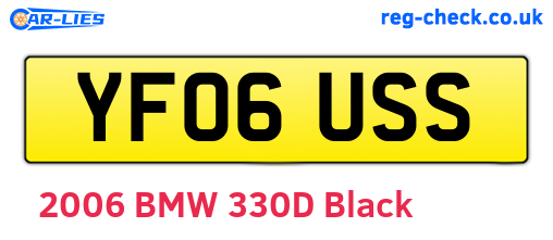 YF06USS are the vehicle registration plates.