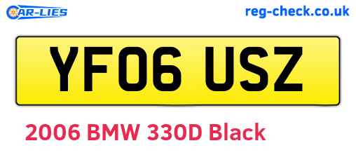 YF06USZ are the vehicle registration plates.