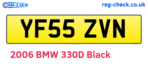 YF55ZVN are the vehicle registration plates.