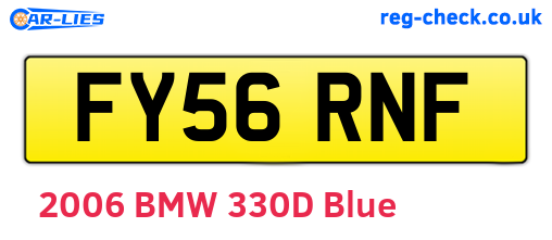 FY56RNF are the vehicle registration plates.
