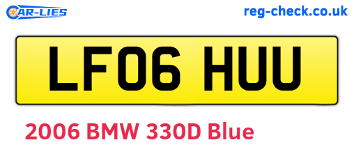 LF06HUU are the vehicle registration plates.