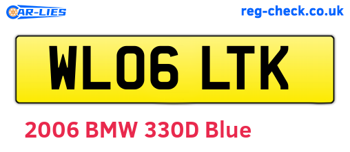 WL06LTK are the vehicle registration plates.