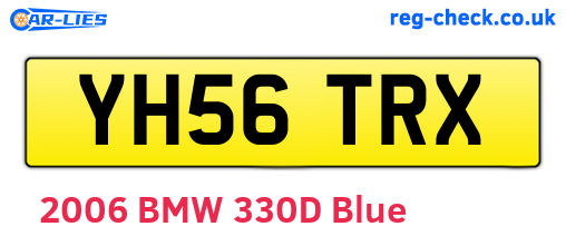 YH56TRX are the vehicle registration plates.
