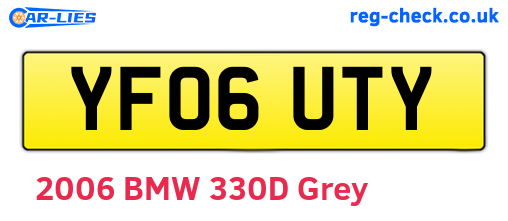 YF06UTY are the vehicle registration plates.