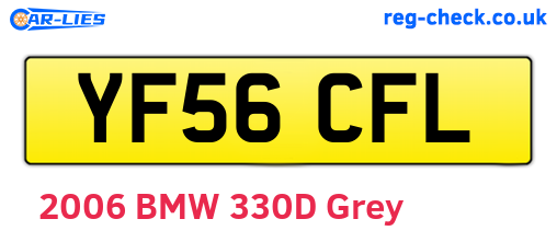YF56CFL are the vehicle registration plates.