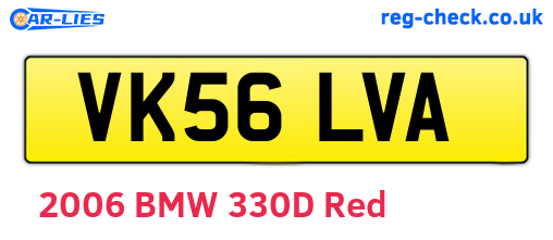 VK56LVA are the vehicle registration plates.