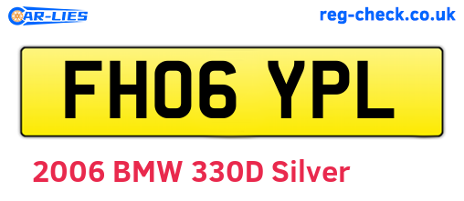 FH06YPL are the vehicle registration plates.