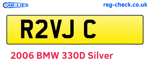 R2VJC are the vehicle registration plates.