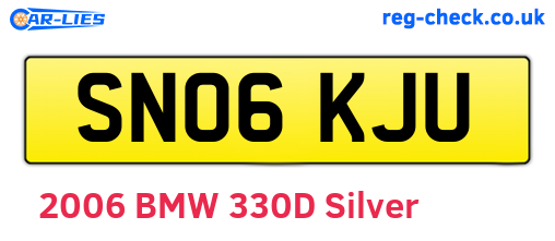 SN06KJU are the vehicle registration plates.