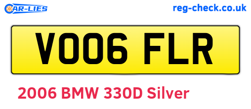 VO06FLR are the vehicle registration plates.