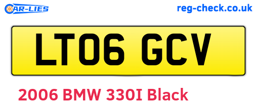 LT06GCV are the vehicle registration plates.