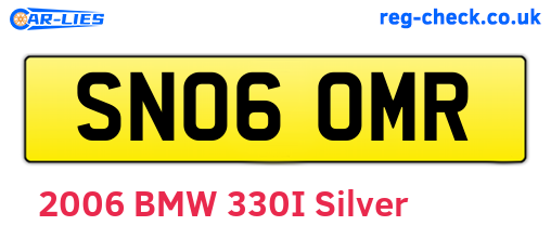 SN06OMR are the vehicle registration plates.