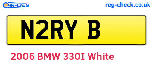 N2RYB are the vehicle registration plates.