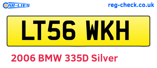 LT56WKH are the vehicle registration plates.