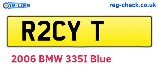 R2CYT are the vehicle registration plates.
