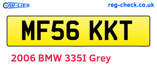 MF56KKT are the vehicle registration plates.