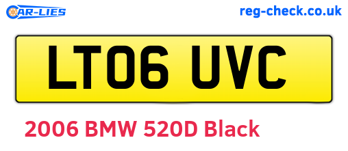 LT06UVC are the vehicle registration plates.
