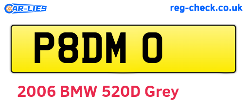 P8DMO are the vehicle registration plates.