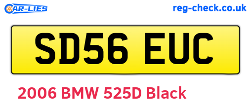SD56EUC are the vehicle registration plates.
