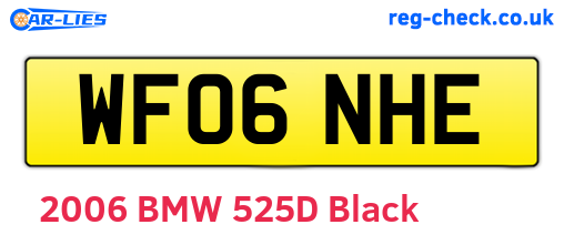 WF06NHE are the vehicle registration plates.