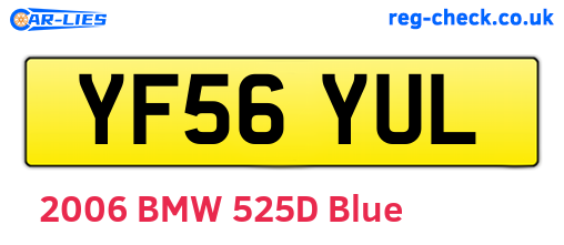 YF56YUL are the vehicle registration plates.