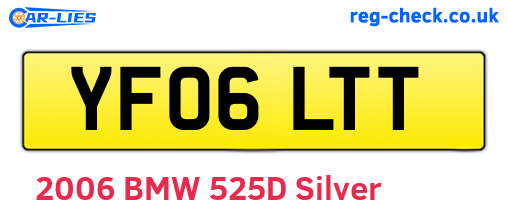 YF06LTT are the vehicle registration plates.