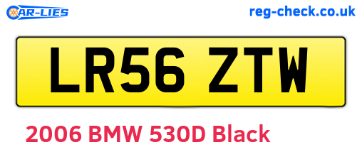 LR56ZTW are the vehicle registration plates.