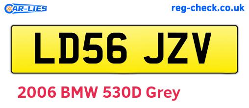 LD56JZV are the vehicle registration plates.