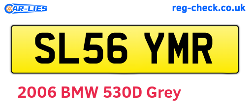 SL56YMR are the vehicle registration plates.