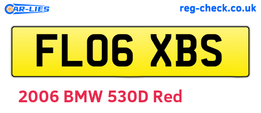 FL06XBS are the vehicle registration plates.