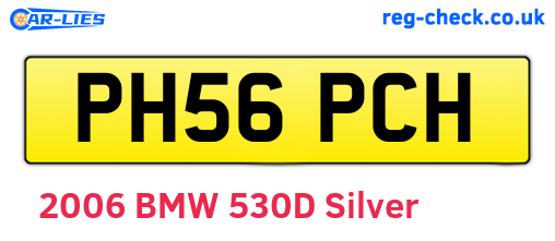PH56PCH are the vehicle registration plates.