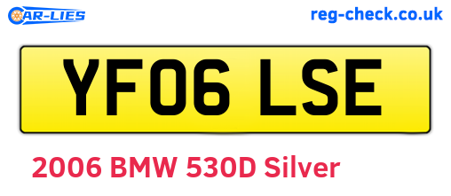 YF06LSE are the vehicle registration plates.