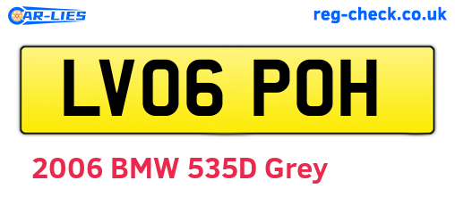 LV06POH are the vehicle registration plates.