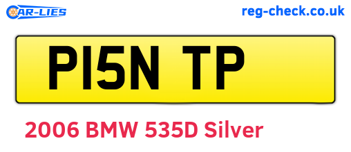 P15NTP are the vehicle registration plates.