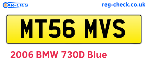 MT56MVS are the vehicle registration plates.