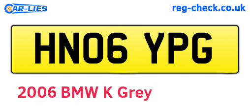 HN06YPG are the vehicle registration plates.