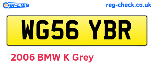 WG56YBR are the vehicle registration plates.