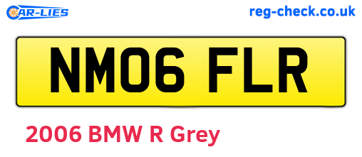 NM06FLR are the vehicle registration plates.
