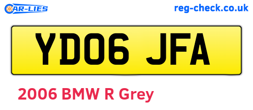 YD06JFA are the vehicle registration plates.