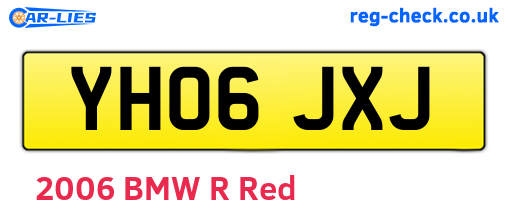 YH06JXJ are the vehicle registration plates.