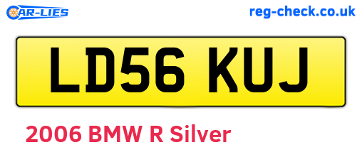 LD56KUJ are the vehicle registration plates.