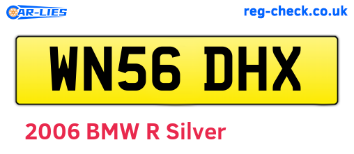 WN56DHX are the vehicle registration plates.